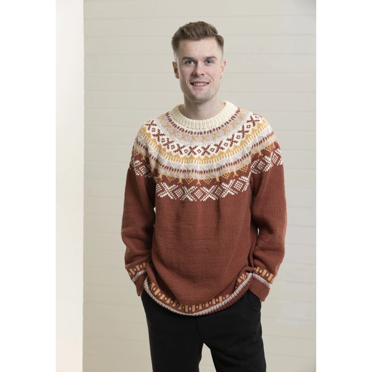 "Apal" genser- Viking Design 2315-1B Kit - XS-XXL - Viking Vår, fra Viking