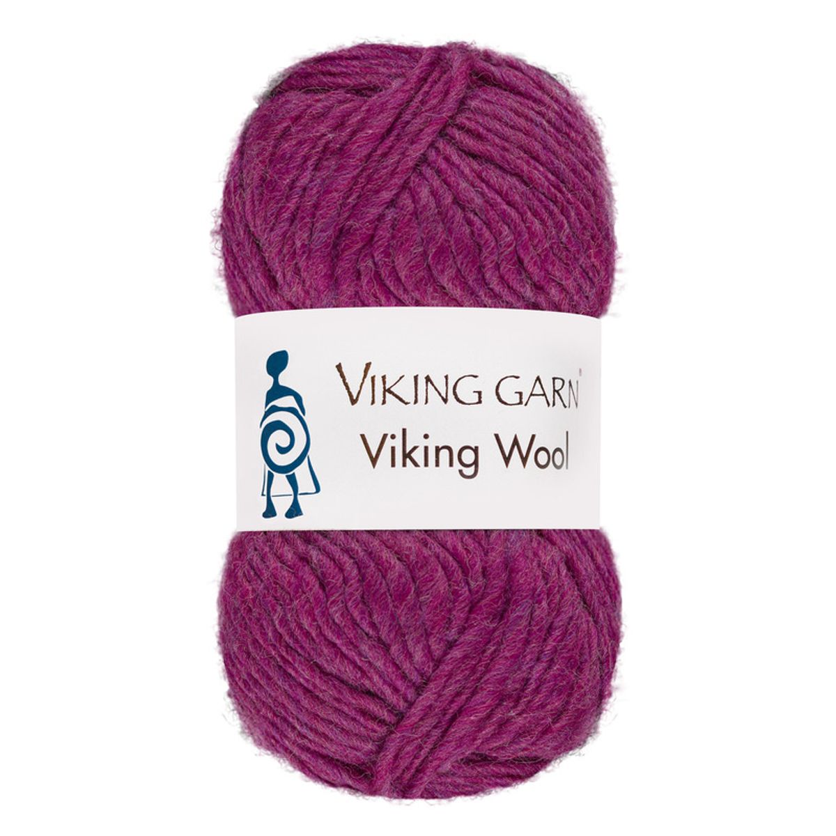 Viking Wool 566 Mørk Rosa, Uldgarn, fra Viking