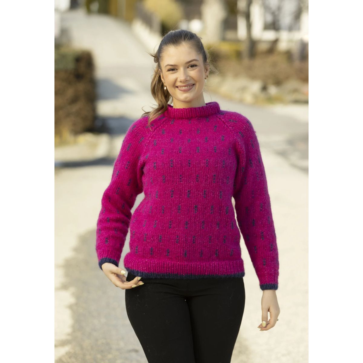 "Samhald" Genser - Viking Design 2316-4B Kit - XS-XXL - Viking Alpaca Bris, fra Viking