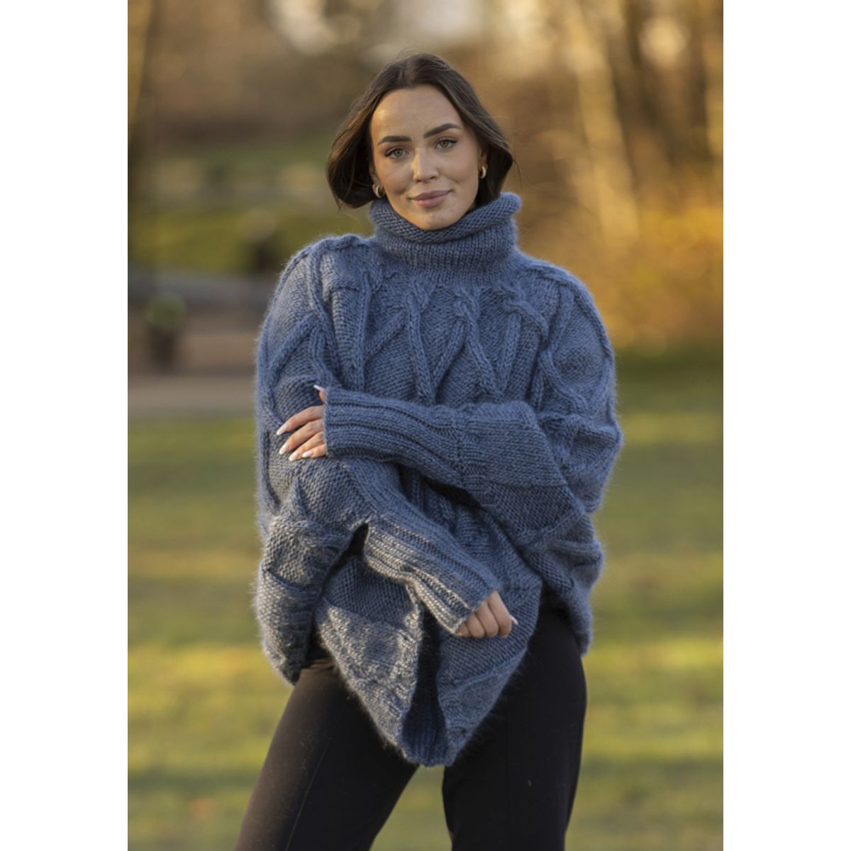 "Ellisiv" poncho- Viking Design 2402-21 Kit - Onesize - Viking Snorre, fra Viking