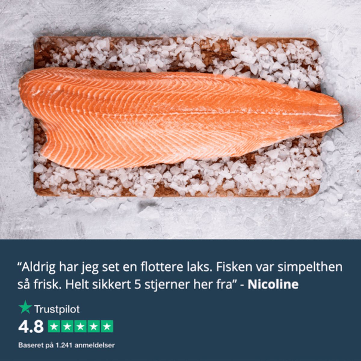 Færøsk lakseside (Kun for nye kunder)