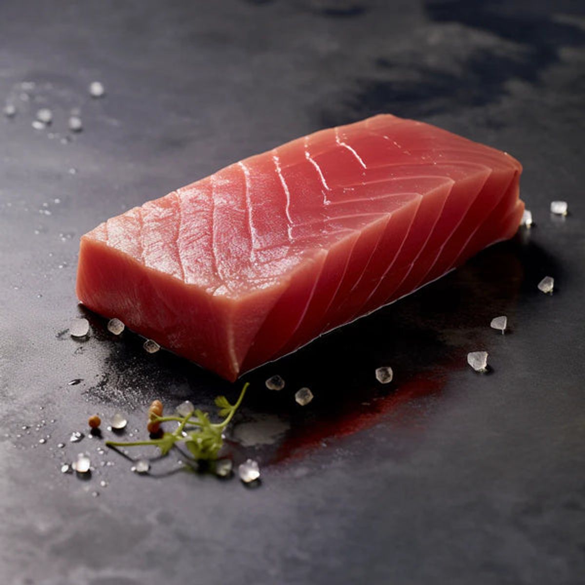 Tuna sashimi saku