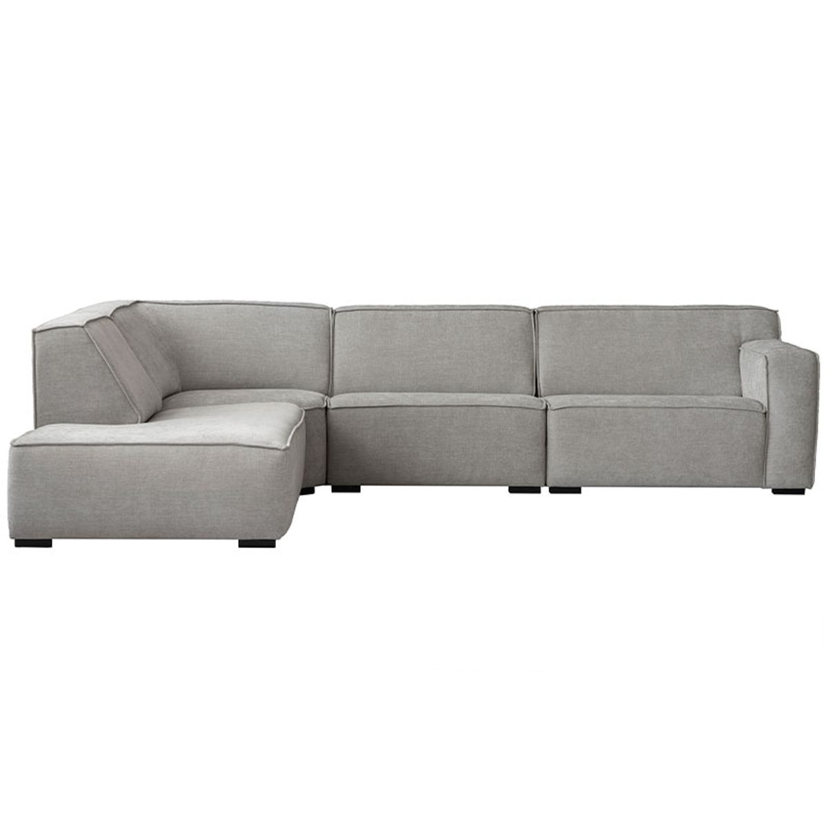 Comfy hjørnesofa m/open end - højre/venstrevendt - stof