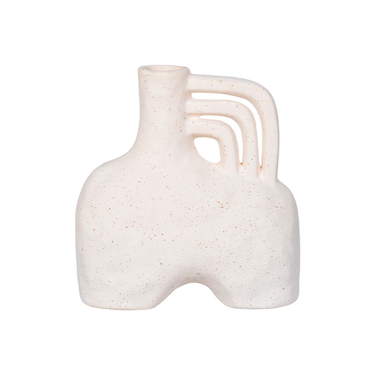 Cotta vase - beige keramik