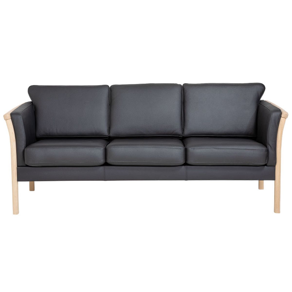 Denver LUX 3 pers. sofa - stof/læder