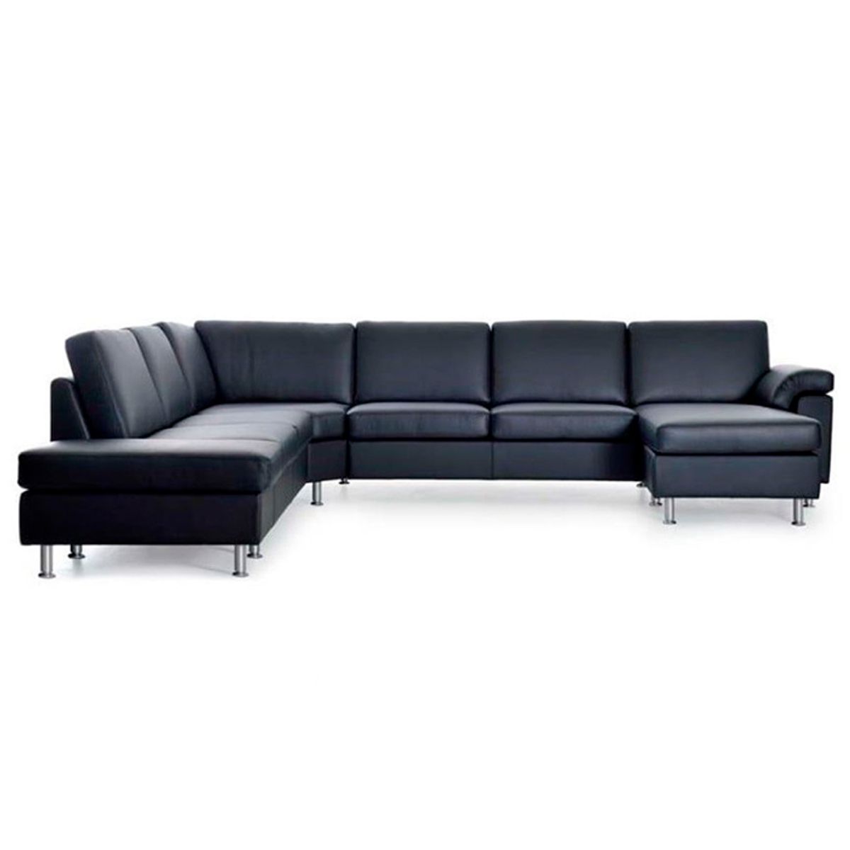 Uniq standard modulsofa m/chaiselong - okselæder