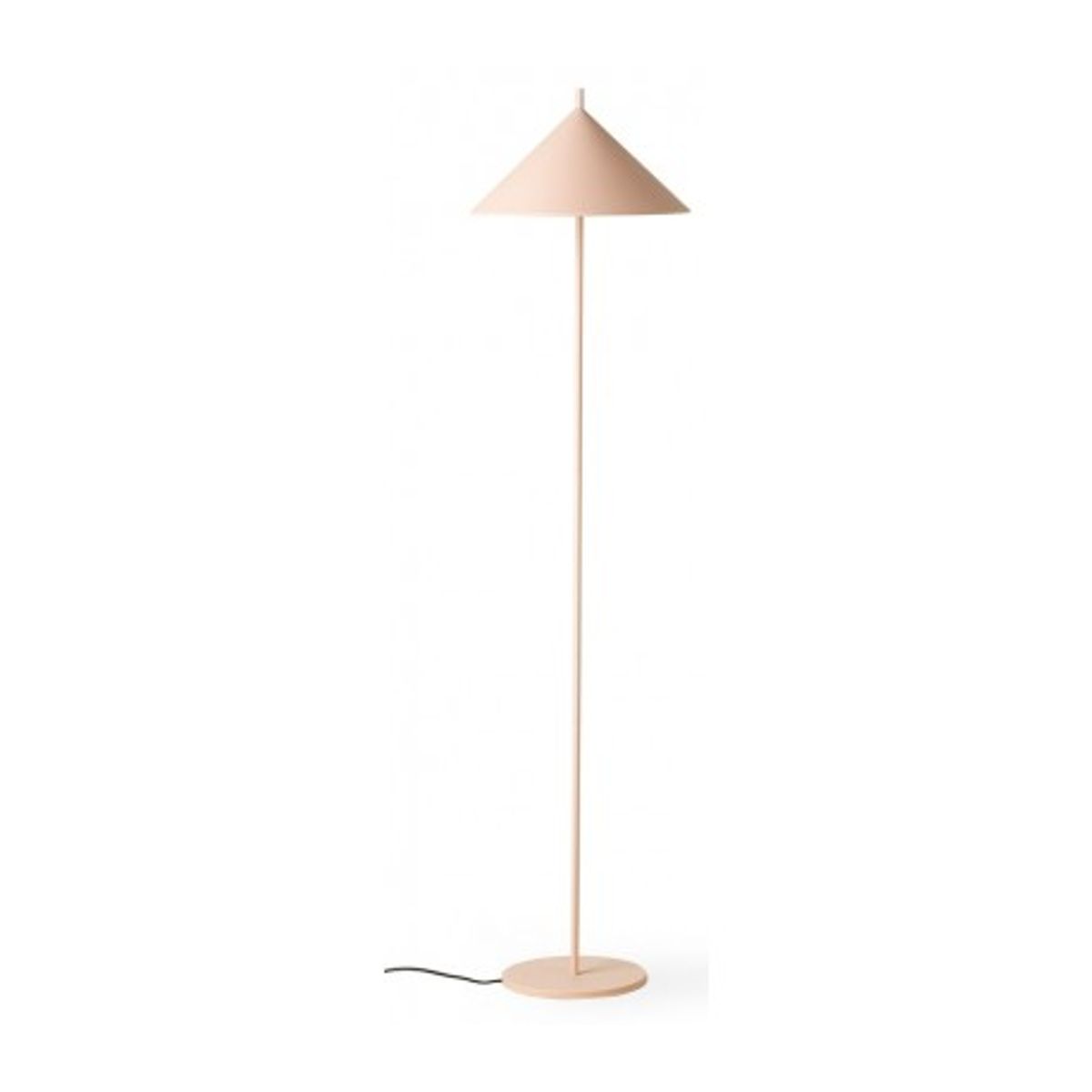 Gulvlampe i metal H150 cm 1 x E27 - Mat rosa