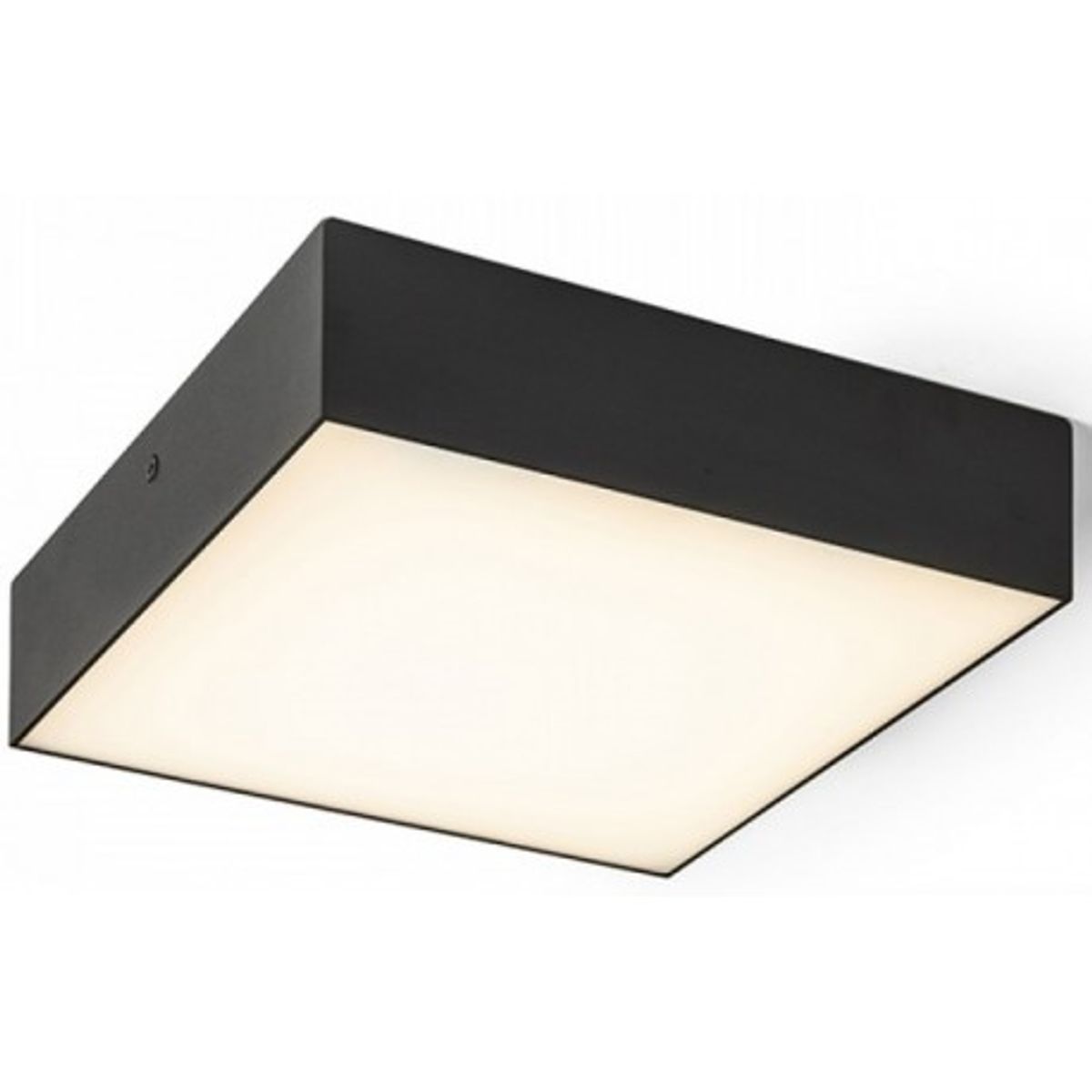 Larisa SQ Plafond 22 x 22 cm 20W LED - Sort