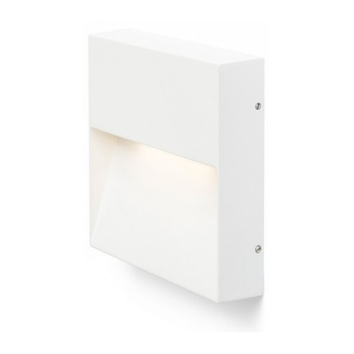 Aqila SQ Væglampe i metal 15 x 15 cm 6W LED - Hvid