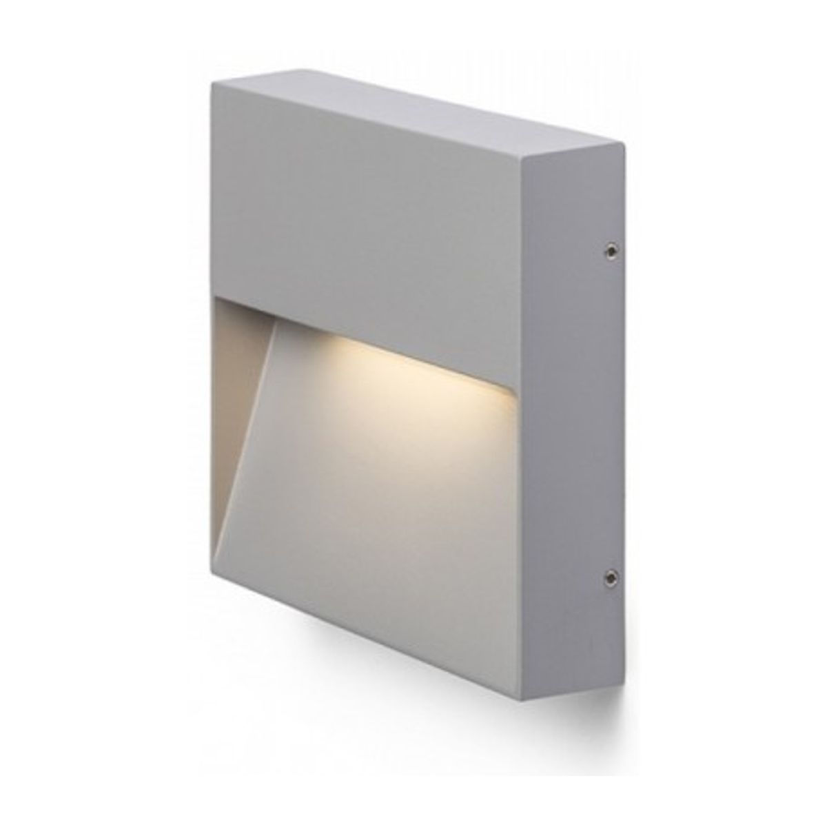 Aqila SQ Væglampe i metal 15 x 15 cm 6W LED - Grå