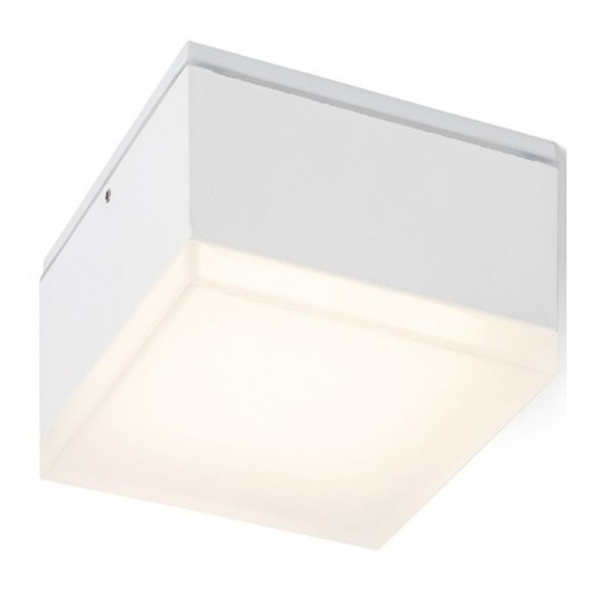 ORIN SQ Badeværelseslampe spot 10W LED - Hvid/Satineret