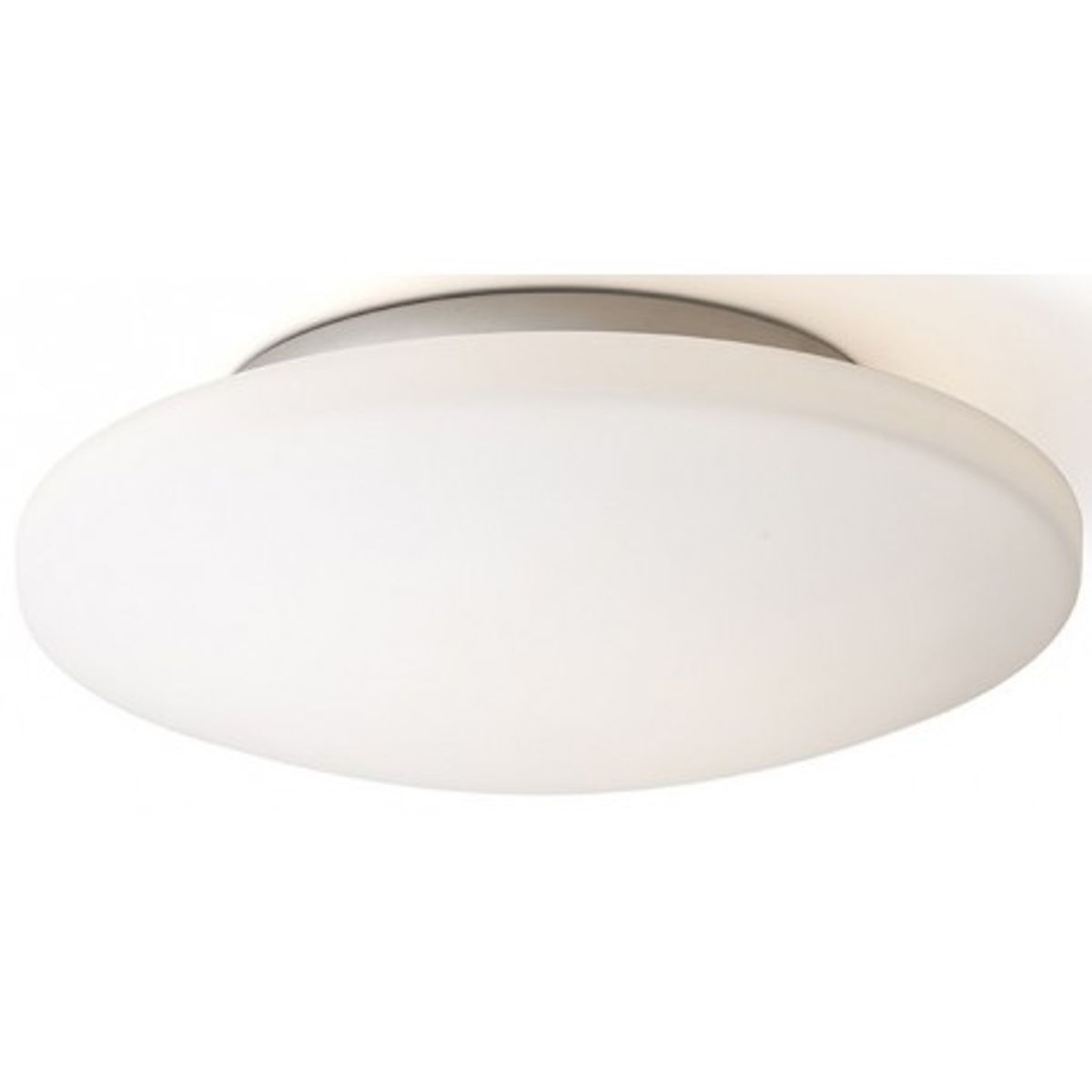 SARA Badeværelseslampe plafond Ø36 cm 1 x 24W LED - Krom/Opalhvid