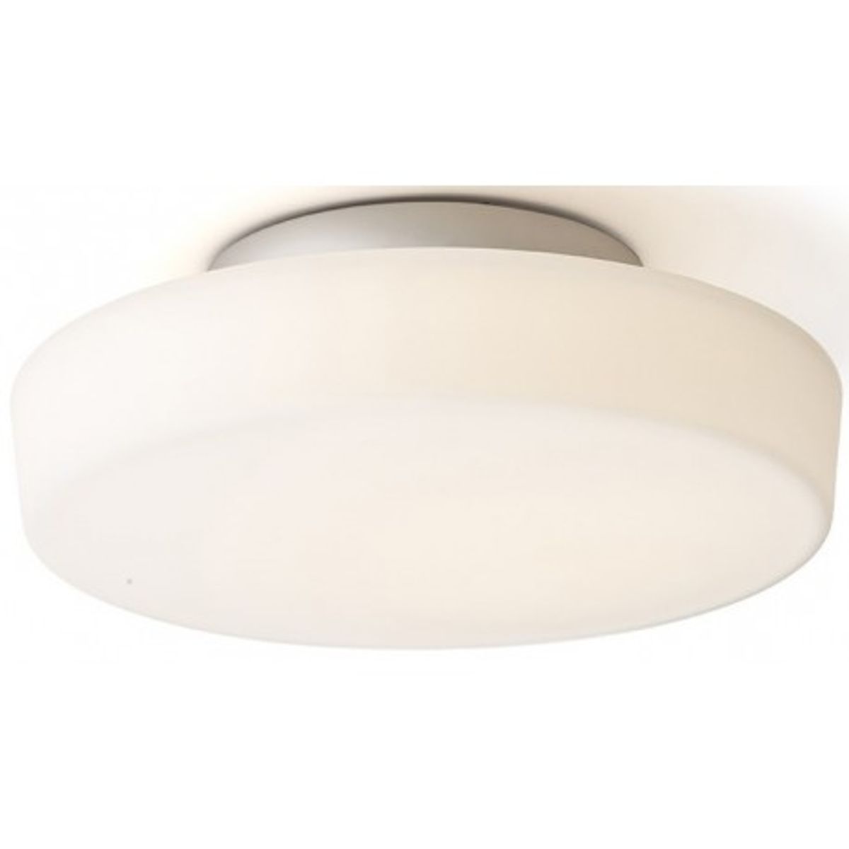 ZARA Badeværelseslampe plafond Ø26 cm 1 x 12W LED - Krom/Opalhvid