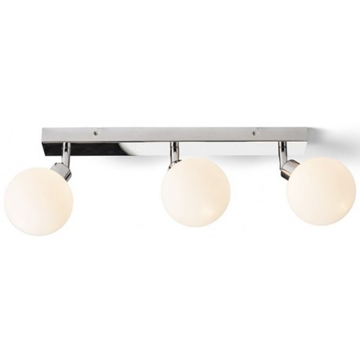 BOLLY Badeværelseslampe B43 cm 3 x G9 LED - Krom/Opalhvid