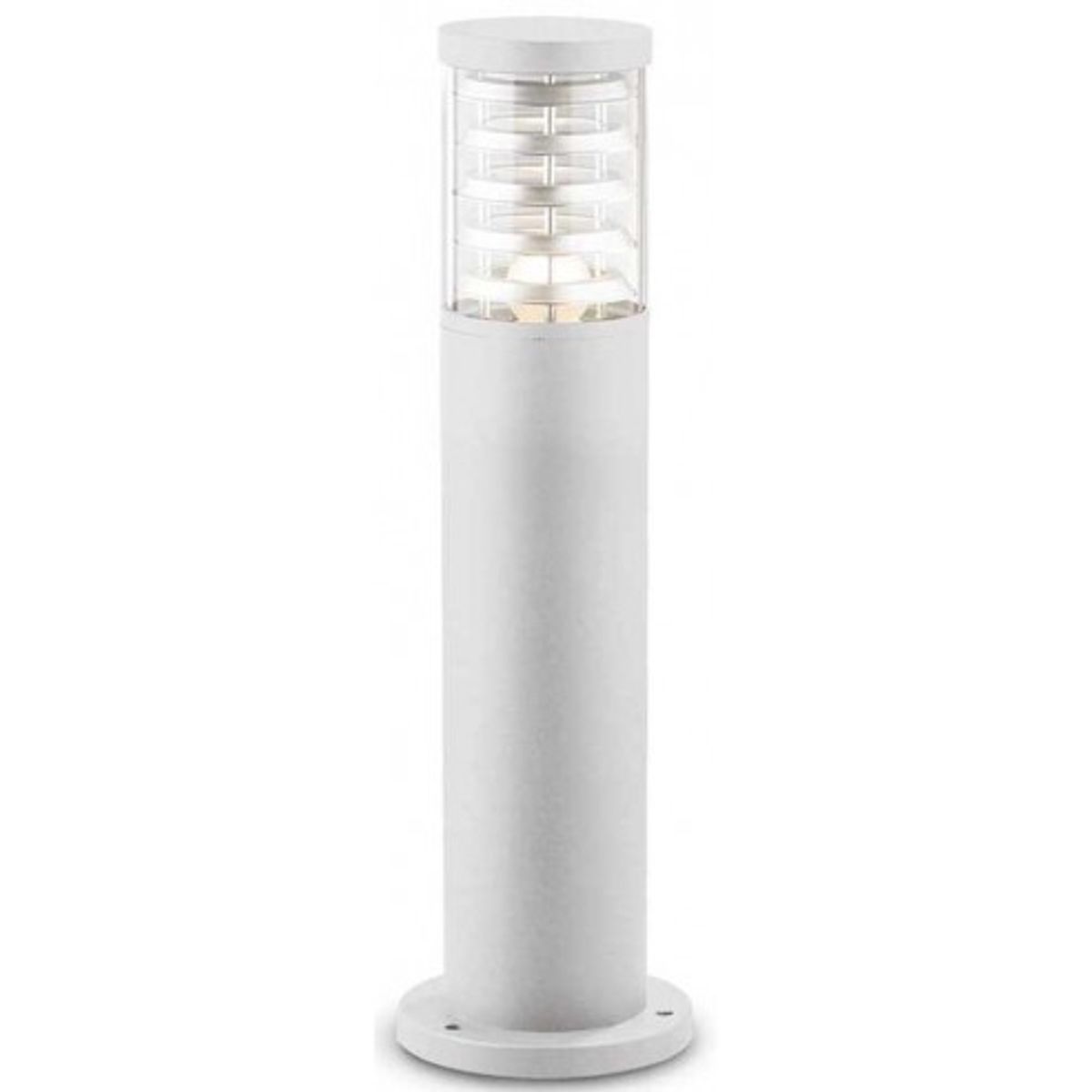 TRONCO Bedlampe i aluminium og Pyrexglas H40,5 cm 1 x E27 - Hvid