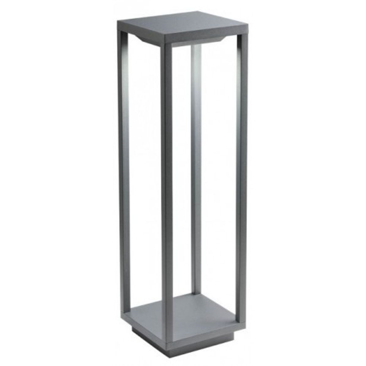 TOWER Bedlampe i aluminium og polycarbonat H50 cm 1 x 10W SMD LED - Mat mørkegrå