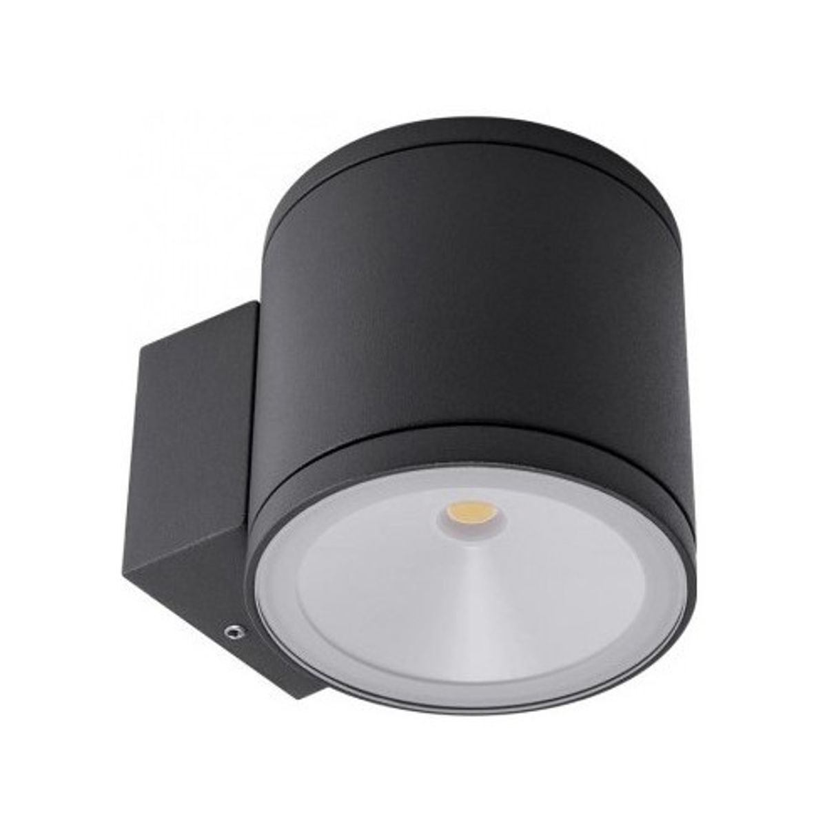 ETA Væglampe i aluminium og glas H8,6 cm 1 x 6W COB LED - Mat mørkegrå