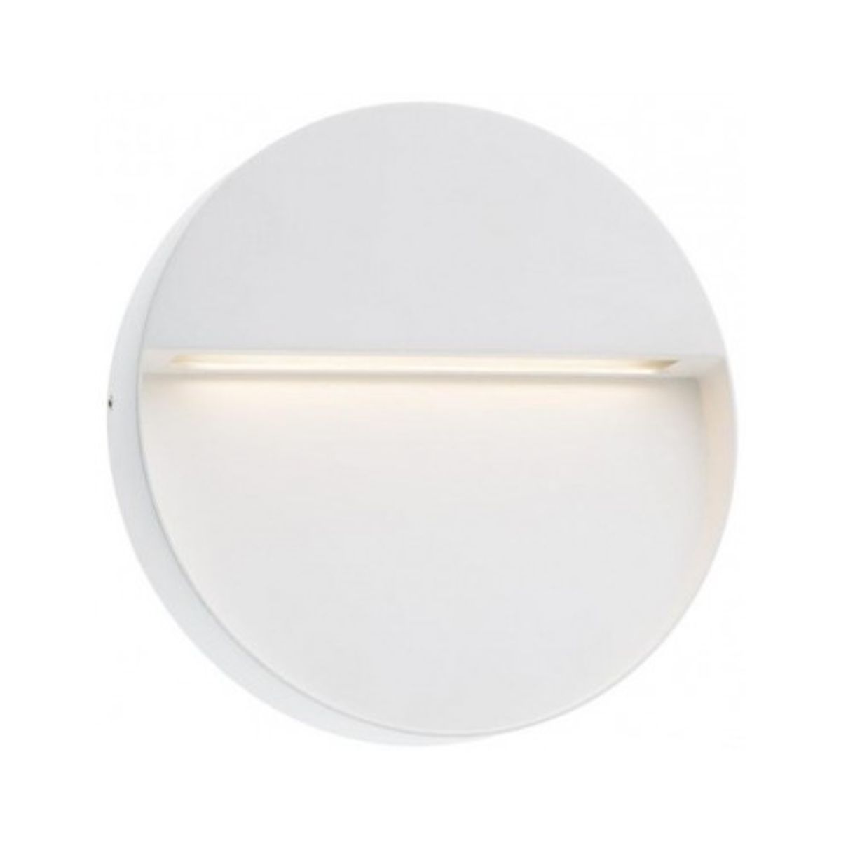 EVEN Væglampe i aluminium Ø21,5 cm 1 x 9W SMD LED - Mat hvid