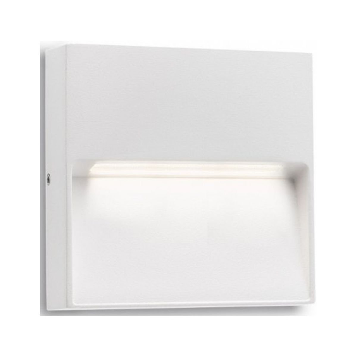 EVEN Væglampe i aluminium B10 cm 1 x 3W SMD LED - Mat hvid