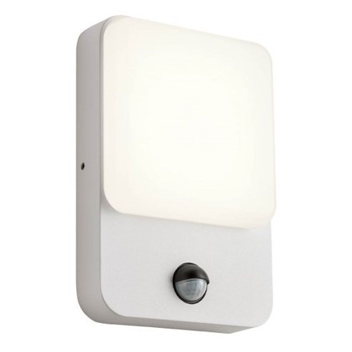 COLIN Væglampe med sensor i aluminium og polycarbonat H20,6 cm 1 x 9W SMD LED - Mat hvid