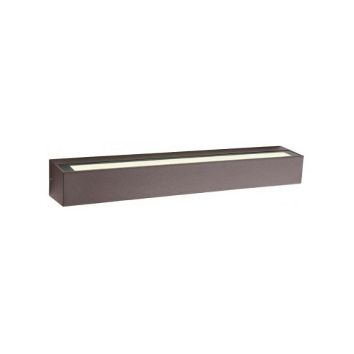 AROOS Up-Down Væglampe i aluminium og glas B50 cm 1 x 30W SMD LED - Mat corten