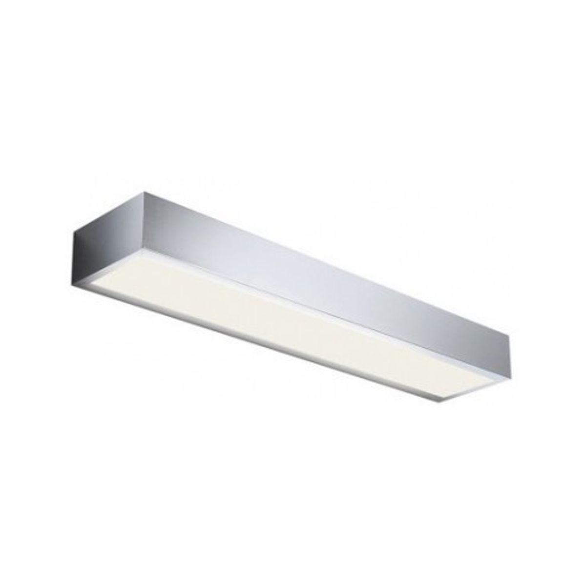 HORIZON Up-Down Badeværelseslampe i metal og polycarbonat B60 cm 1 x 18W SMD LED - Krom/Hvid