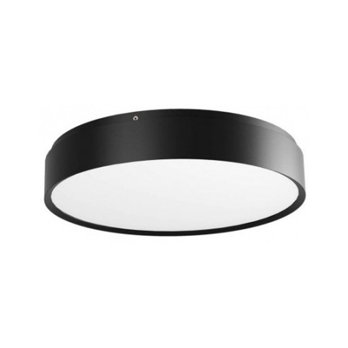 YOMO Plafond i aluminium og akryl Ø37 cm 1 x 43,6W SMD LED - Mat sort