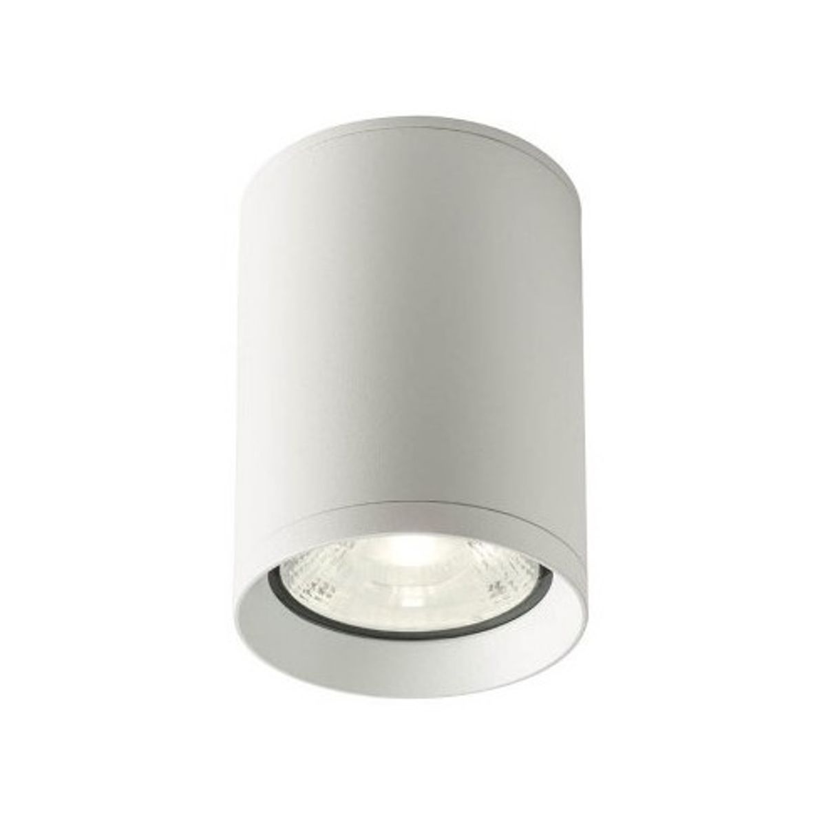 XILO påbygningsspot i aluminium og glas Ø8 cm 1 x 9W COB LED - Mat hvid