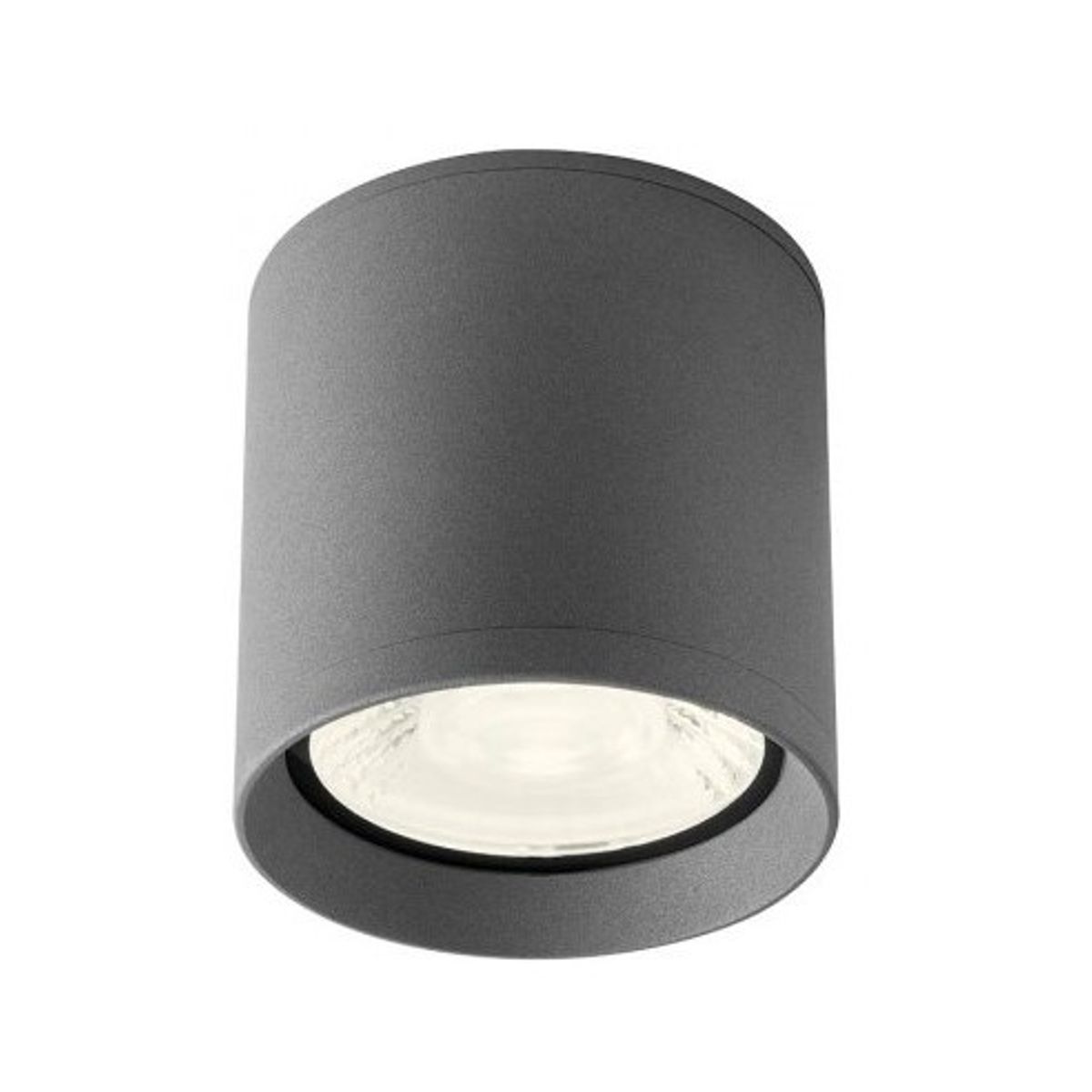 XILO påbygningsspot i aluminium og glas Ø10,8 cm 1 x 15W COB LED - Mat mørkegrå