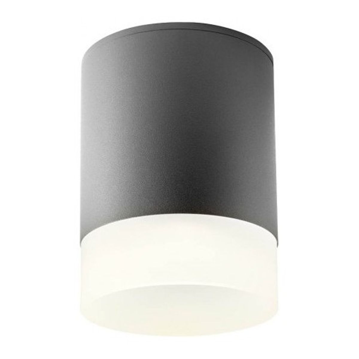 XILO påbygningsspot i aluminium og akryl Ø10,8 cm 1 x 15W COB LED - Mat mørkegrå