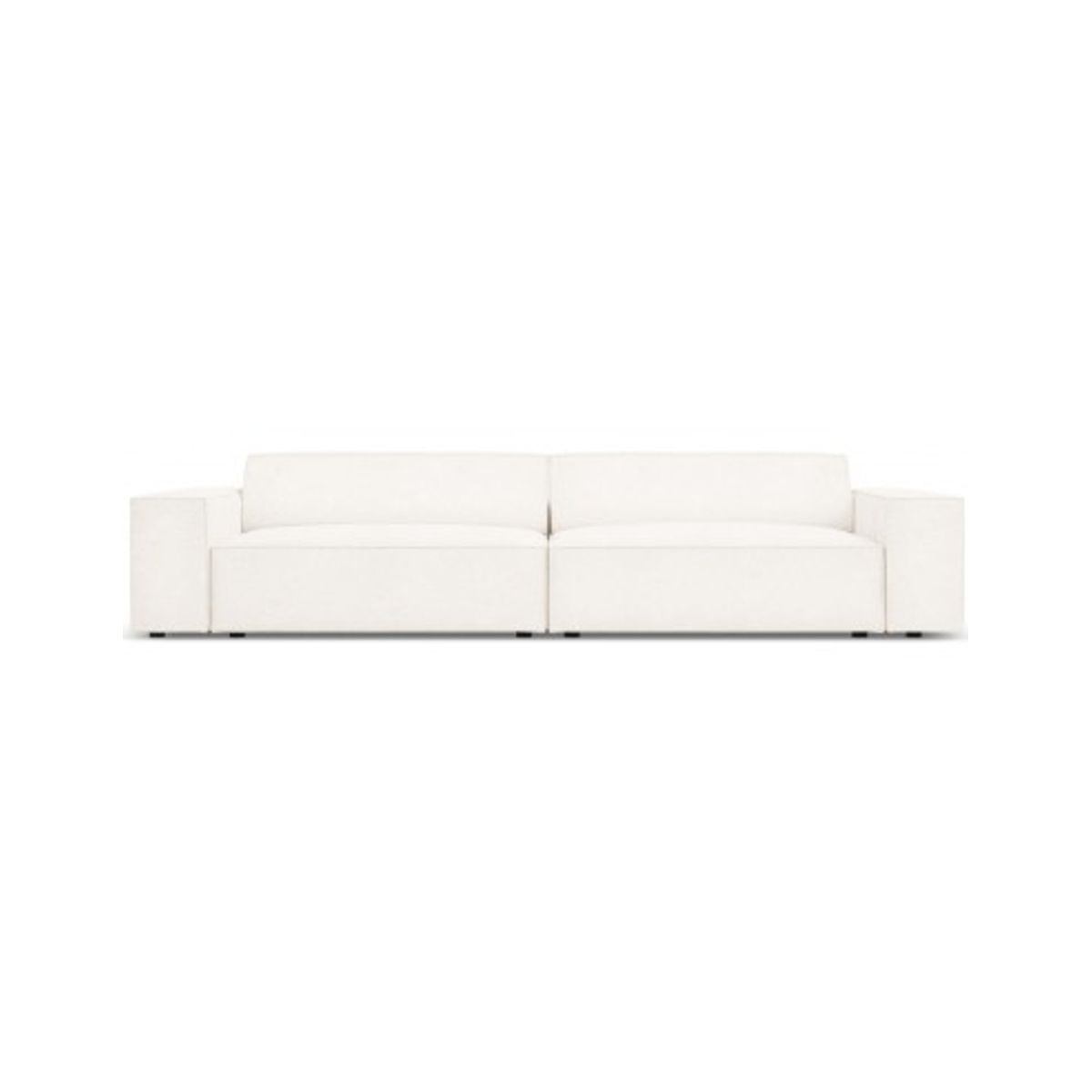 Jodie 3-personers sofa i bouclé B204 x D102 cm - Sort/Beige