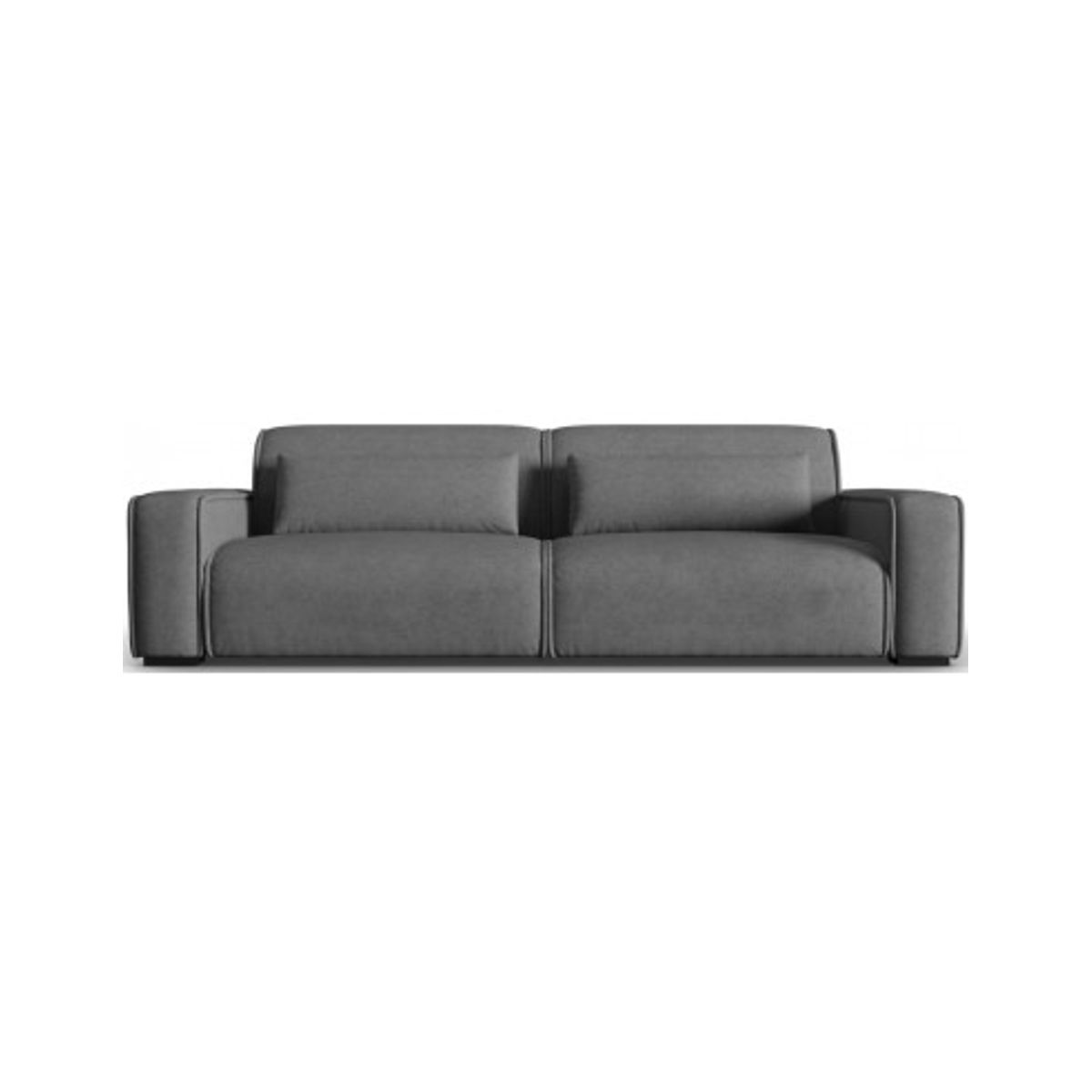 Lina 4-personers sofa i polyester B248 cm - Grå