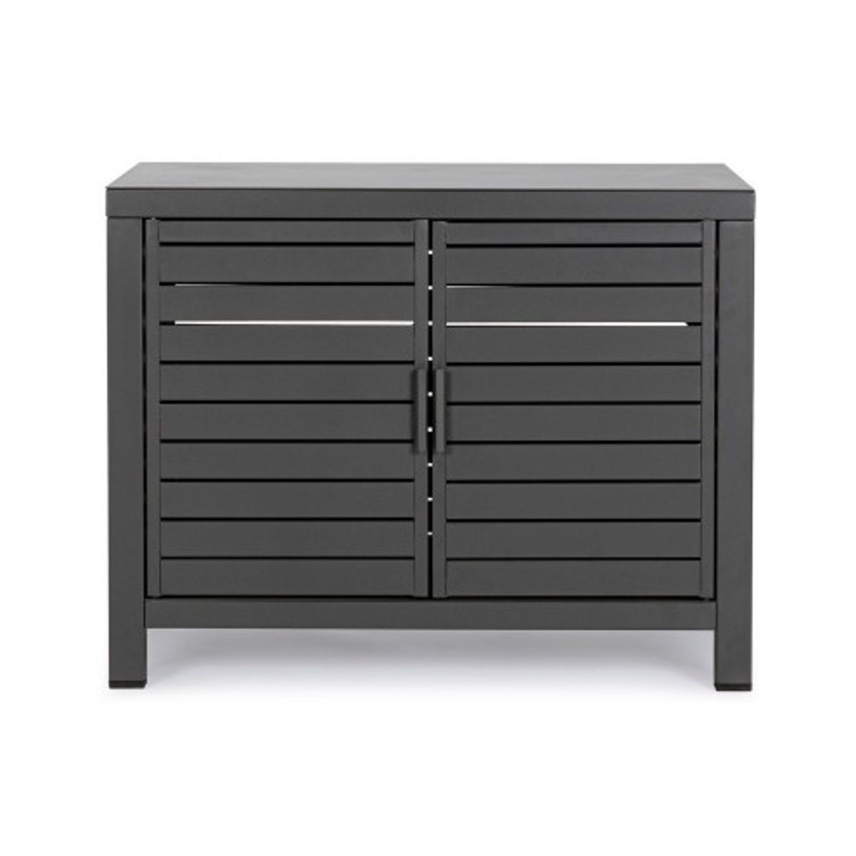 Atlantic hyndeskab i aluminium H70 x B90 x D55 cm - Charcoal