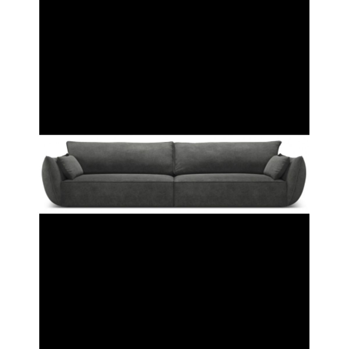 Kaelle 4-personers sofa i chenille B248 cm - Mørkegrå