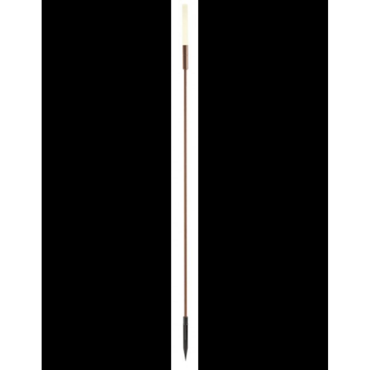 TORCH Bedlampe i aluminium og akryl H108 - 124 cm 1 x 1,5W CREE LED - Mat corten