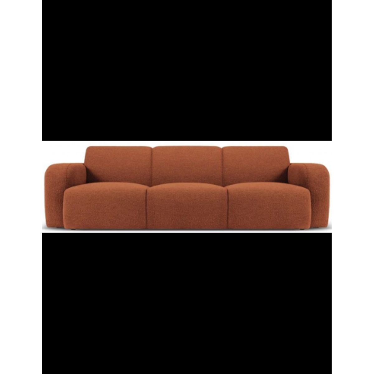 Molino 3-personers sofa i bouclé B235 x D95 cm - Brun