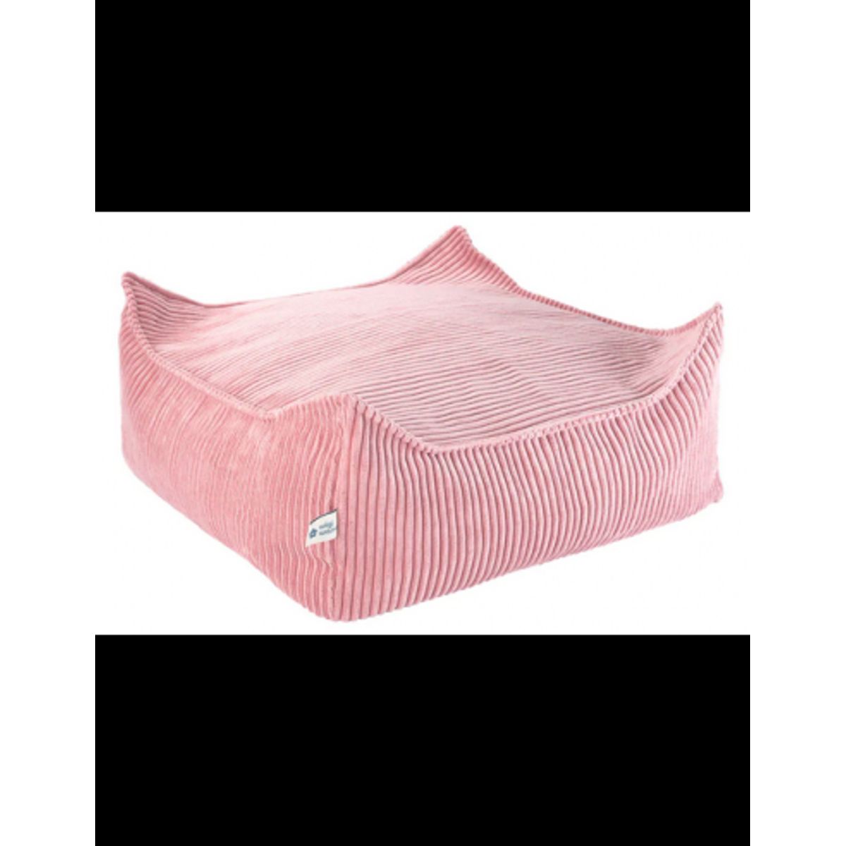 Sækkestol til børn i OEKO-TEX corduroy H20 cm - Pink Mousse