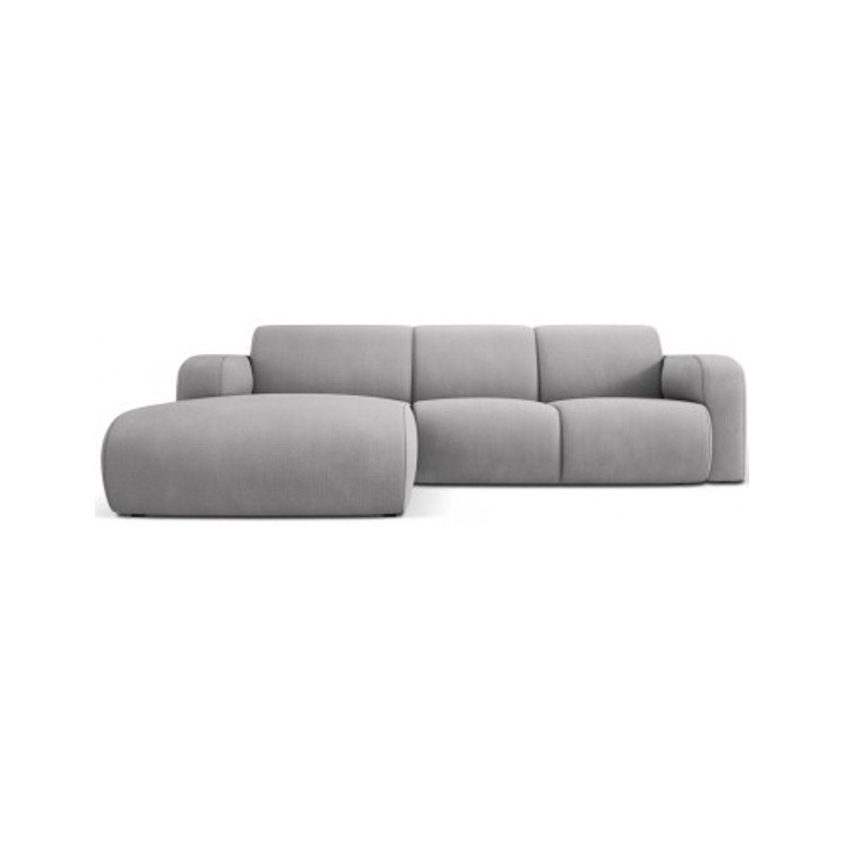 Molino venstrevendt chaiselongsofa i polyester B250 x D170 cm - Lysegrå