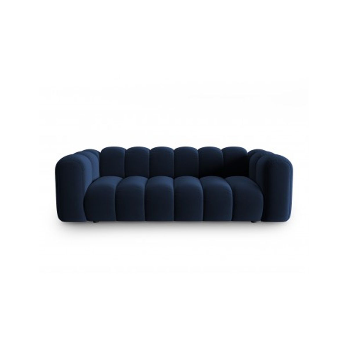 Lupine 3-personers sofa i velour B228 x D87 cm - Sort/Blå