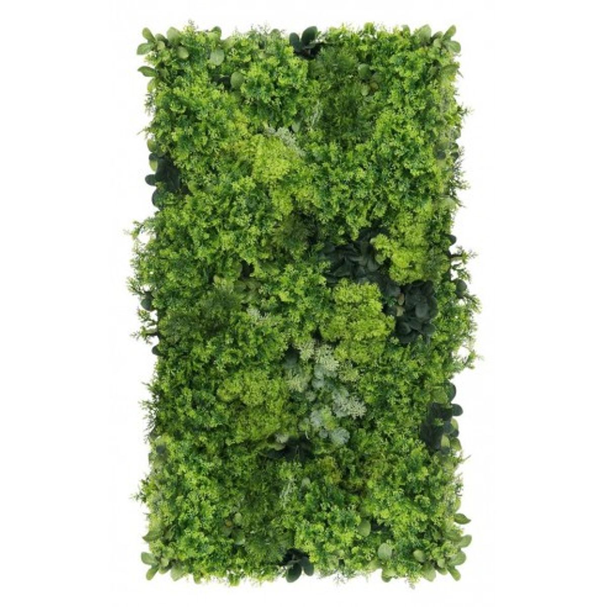 Moss Mesh Plantevæg med kunstige planter 100 x 50 cm