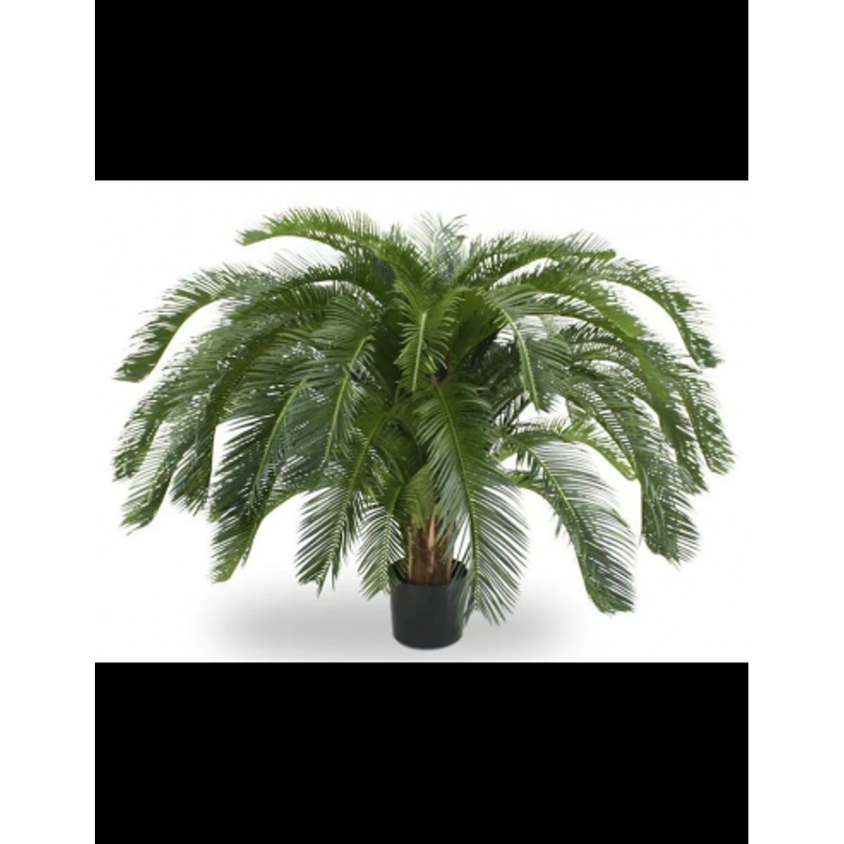 Stor kunstig Cycas palme H100 cm - Grøn