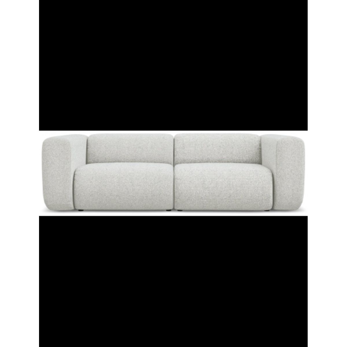 Ekahi 3-personers modulsofa i polyester B228 cm - Meleret beige