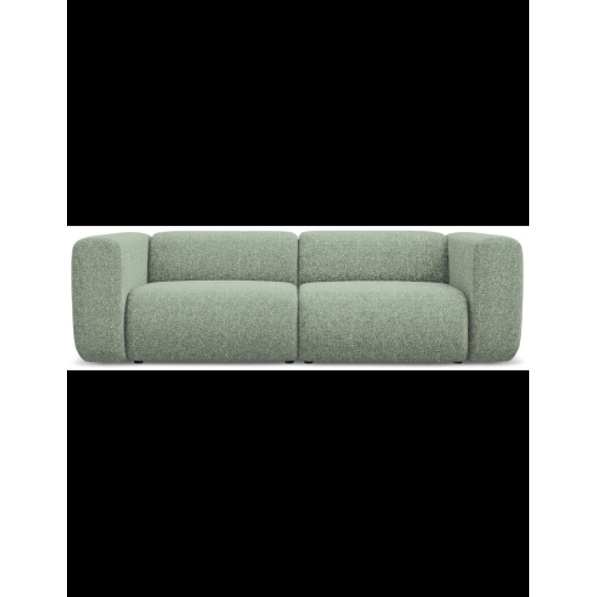 Ekahi 3-personers modulsofa i polyester B228 cm - Meleret mint