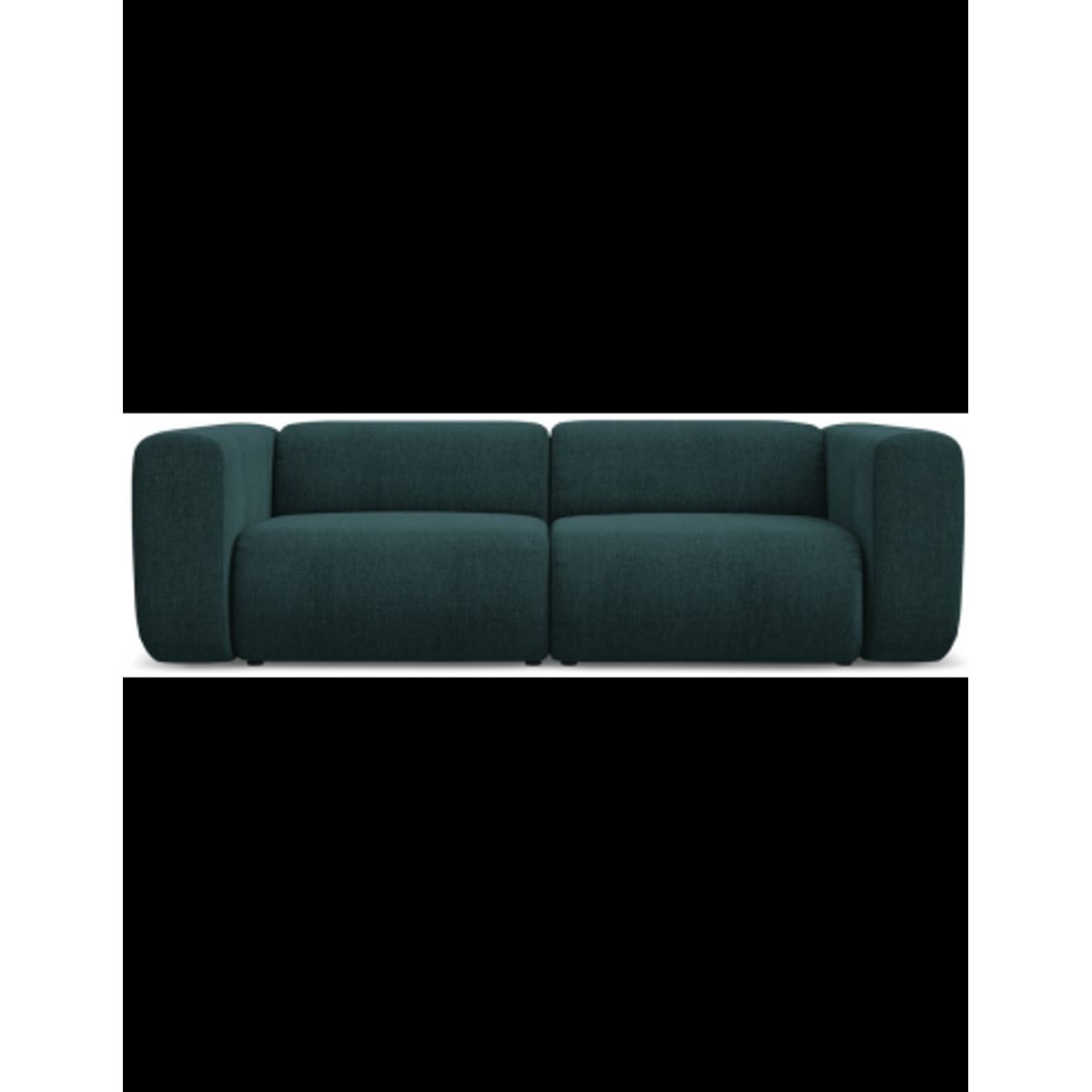 Ekahi 3-personers modulsofa i chenille B228 cm - Marine