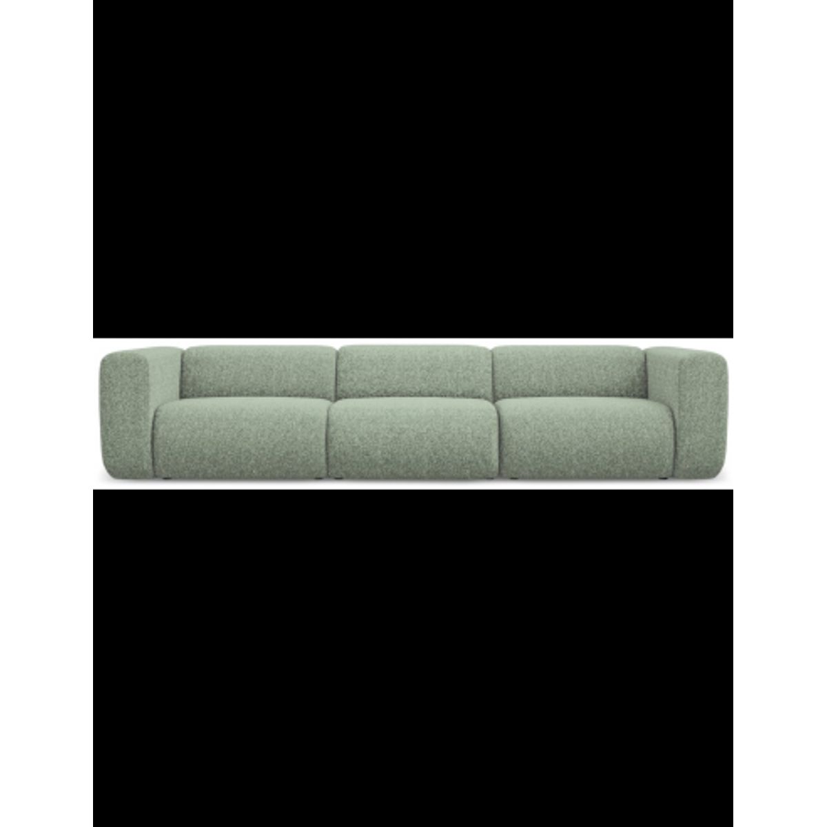 Ekahi 4-personers modulsofa i polyester B319 cm - Meleret mint