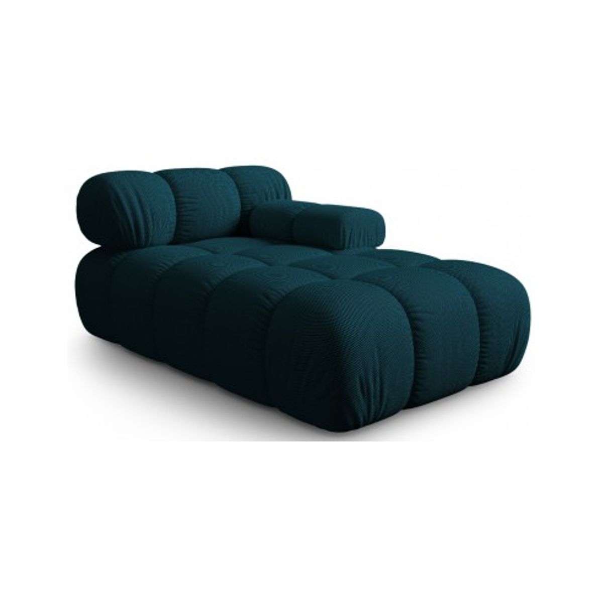 Bellis højrevendt daybed i 3D polyester B157 cm - Navyblå