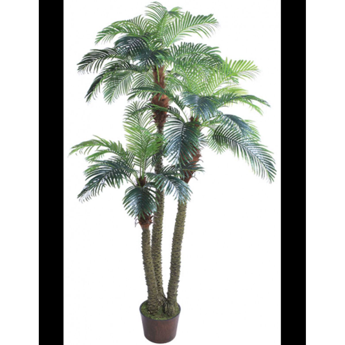 Stort kunstigt Areca palme træ med potte H300 cm