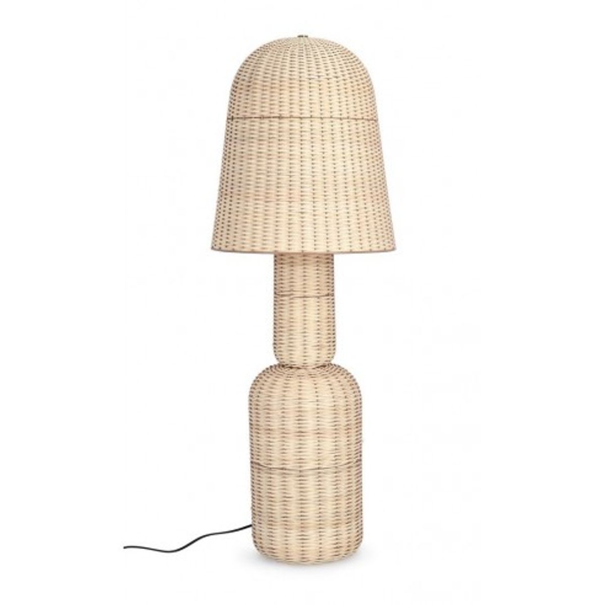 Sikkim Gulvlampe i rattan 1 x E27 H128 cm - Natur