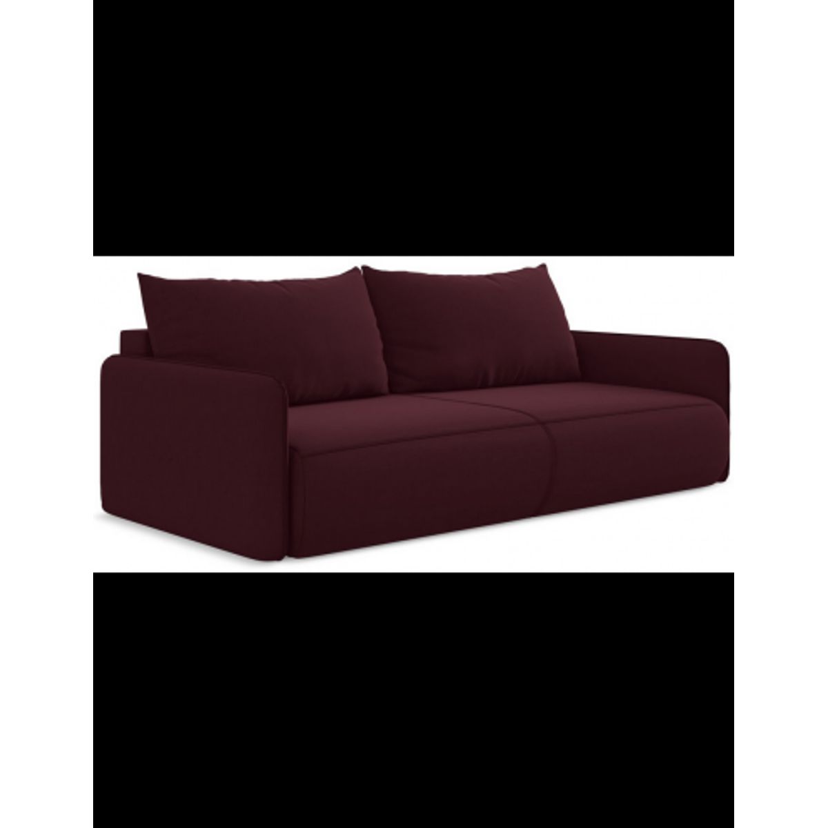 Nanea sovesofa i velour B216 cm - Blomme