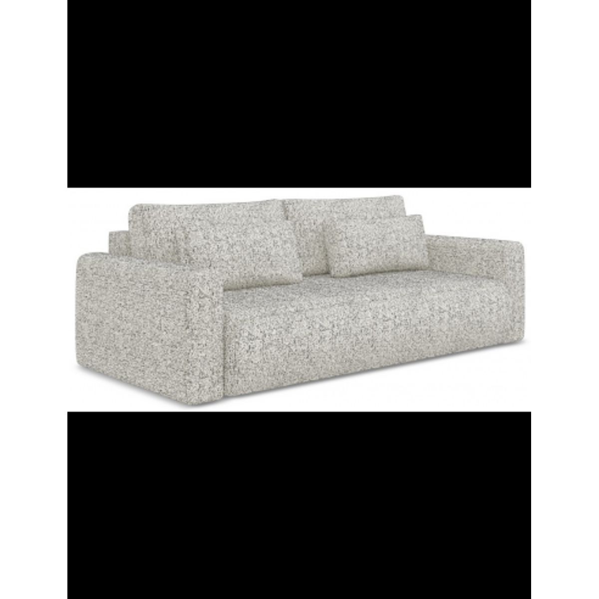 Kapua sovesofa i polyester B238 cm - Meleret beige